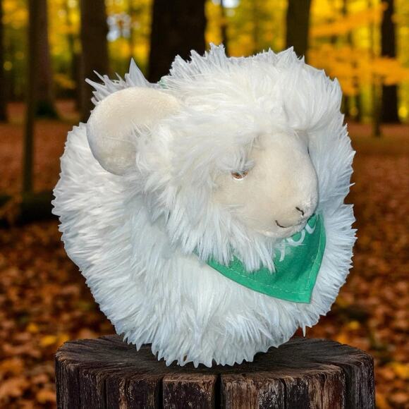 Keel Eco Plush Sheep Lamb 10" Stuffed Animal Nursery Shower Embroidered - Picture 12 of 12